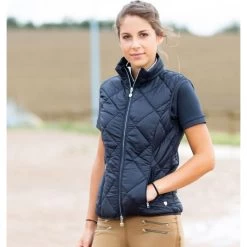 Horze Martina Ladies Padded Vest -Equestrian Clothing Shop martinanavy2