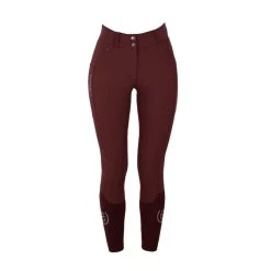 Equestrian Stockholm Elite Dressage Breeches MERLOT -Equestrian Clothing Shop merlot breeches2
