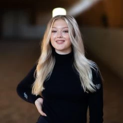 Equestrian Stockholm Polo Neck Jumper Midnight Blue -Equestrian Clothing Shop midnight polo neck3