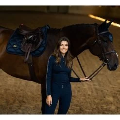 Equestrian Stockholm All Purpose/Jump Saddle Pad Modern Tech -Equestrian Clothing Shop modern tech navy ap2