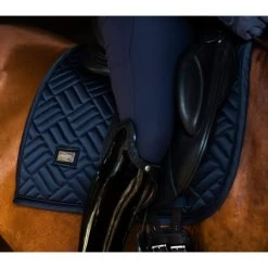 Equestrian Stockholm Dressage Saddle Pad Maze Modern Tech Navy 6 Equestrian Stockholm Dressage Saddle Pad Maze Modern Tech Navy -Equestrian Clothing Shop modern tech navy maze3