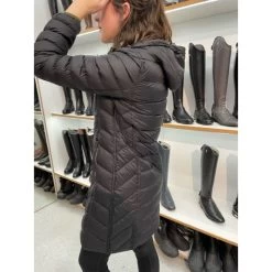 Moke Arnie Reversible Down Coat -Equestrian Clothing Shop moke arnie black4