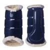 Equestrian Stockholm Brushing Boots Set Of 2 NAVY
