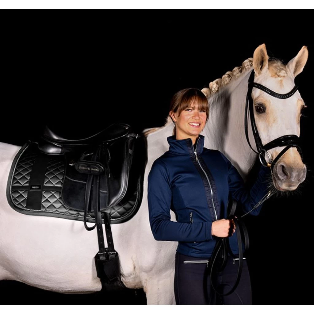 Equestrian Stockholm Dressage Saddle Pad No Boundaries Silver Cloud 2 Equestrian Stockholm Dressage Saddle Pad No Boundaries Silver Cloud - Image 2