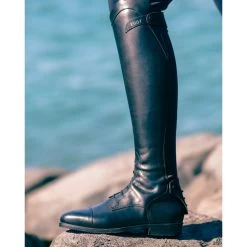 EGO 7 Orion Tall Boots With Laces -Equestrian Clothing Shop orion black4
