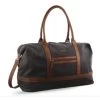 Pierre Cardin Canvas And Leather Travel Bag