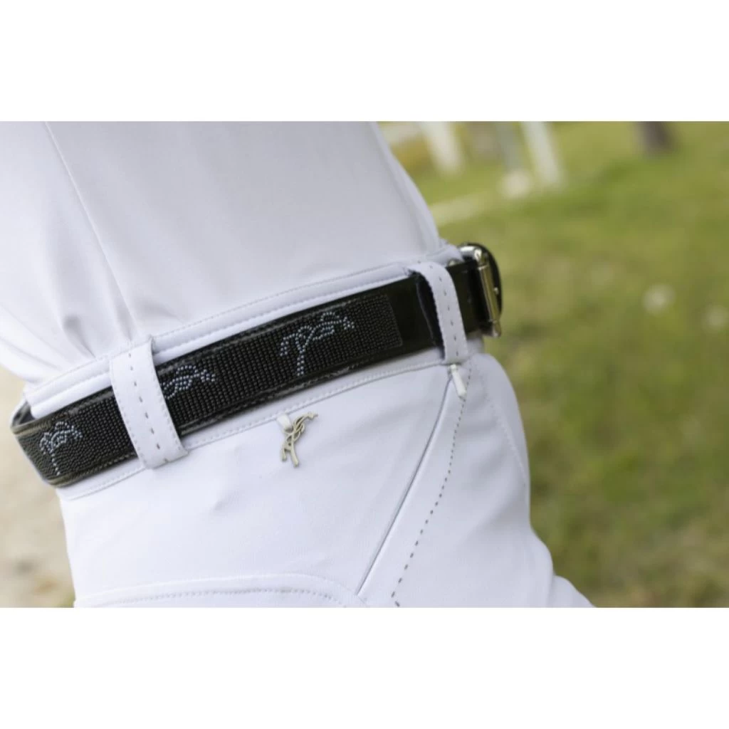 Penelope Pearlog Leather Belt With Beaded Detail 10 Penelope Pearlog Leather Belt With Beaded Detail - Image 10