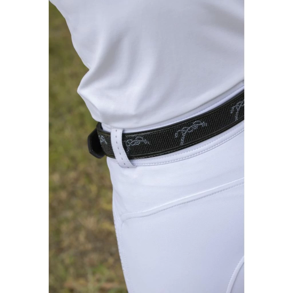 Penelope Pearlog Leather Belt With Beaded Detail 7 Penelope Pearlog Leather Belt With Beaded Detail - Image 7