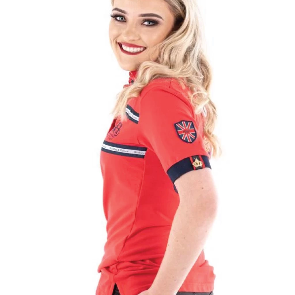Hitchley And Harrow Equestrian Polo RED-NAVY 2 Hitchley And Harrow Equestrian Polo RED-NAVY - Image 2