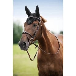 Equi-Theme Polyfil Bonnet -Equestrian Clothing Shop polyfill bonnet blk