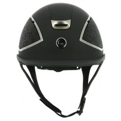 Equi Theme Hybrid Pro Series Helmet BLACK With GLITTER -Equestrian Clothing Shop pro series hybrid glitter helmet 3