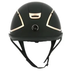 Equi Theme Hybrid Pro Series Helmet BLACK With ROSE GOLD -Equestrian Clothing Shop pro series hybrid rose gold helmet 4