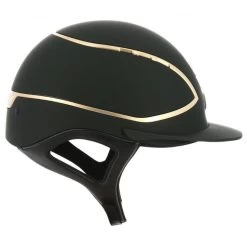 Equi Theme Hybrid Pro Series Helmet BLACK With ROSE GOLD -Equestrian Clothing Shop pro series hybrid rose gold helmet 5