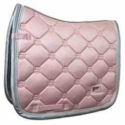 Equestrian Stockholm Dressage Saddle Pad PINK CRYSTAL COB