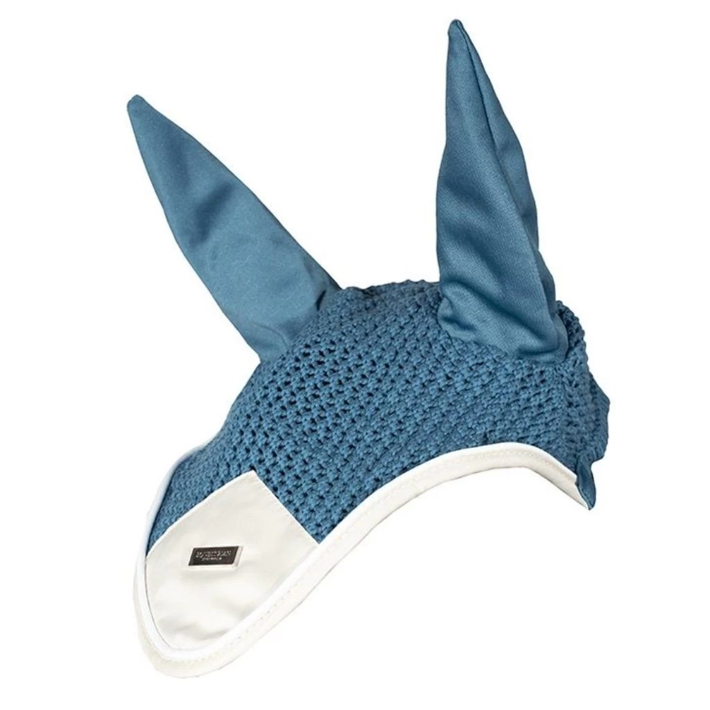 Equestrian Stockholm Ear Bonnet Stone Blue 1 Equestrian Stockholm Ear Bonnet Stone Blue