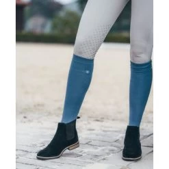 Equestrian Stockholm Riding Socks Stone Blue