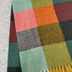 Winter Shawl Wrap -Equestrian Clothing Shop tartan winter shawl green brown colour