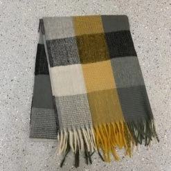 Winter Shawl Wrap -Equestrian Clothing Shop tartan winter shawl green grey
