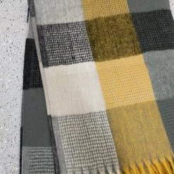 Winter Shawl Wrap -Equestrian Clothing Shop tartan winter shawl green grey colour