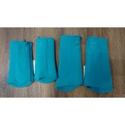 Mattes Hi-Pro Fleece Boots Set Of 4 White Medium - NO RETURN 11 Mattes Hi-Pro Fleece Boots Set Of 4 White Medium - NO RETURN -Equestrian Clothing Shop tealblackboots1