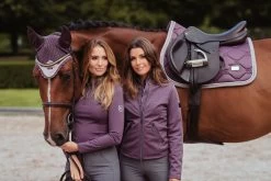 Equestrian Stockholm Ear Bonnet Orchid Bloom -Equestrian Clothing Shop top2