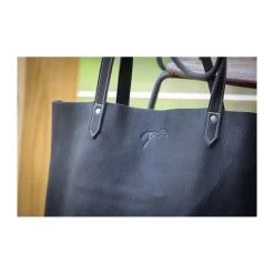 Penelope Tote Leather Bag -Equestrian Clothing Shop tote bag penelope noir 1