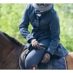 UHIP Mid Length Water Repellent Trench Coat DARK BLUE 16 UHIP Mid Length Water Repellent Trench Coat DARK BLUE -Equestrian Clothing Shop trenchnavy5